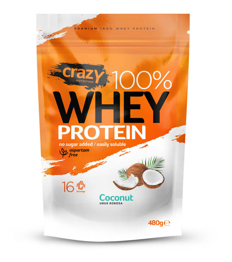 Crazy Whey 100% Coconut 480g copy